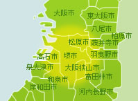 営業地域の地図